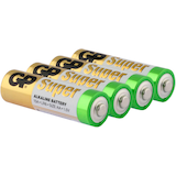 Artikelbild 1 für 4 GP Batterien SUPER Mignon AA 1,5 V, Artikelnummer 229419