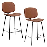 Artikelbild 1 für 2 meet powered by PAPERFLOW Barhocker VINTAGE THVINX2.01.16 braun Kunstleder, Artikelnummer 637907