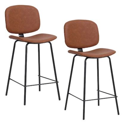 Artikelbild 4 für 2 meet powered by PAPERFLOW Barhocker VINTAGE THVINX2.01.16 braun Kunstleder, Artikelnummer 637907