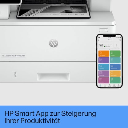 Artikelbild 5 für HP Laserjet Pro MFP 4102fdn 4 in 1 Laser-Multifunktionsdrucker weiß, Artikelnummer 777443