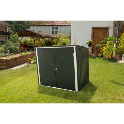 Artikelbild 4 für tepro Mülltonnenbox, anthrazit/weiß, Artikelnummer 329637