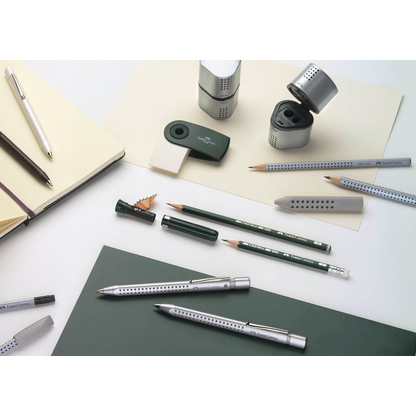 Artikelbild 5 für FABER-CASTELL Dosenspitzer dreifach GRIP 2001 silber, Artikelnummer 713230