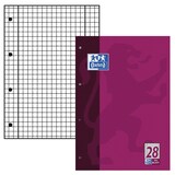 Artikelbild 1 für OXFORD Briefblock Schule gelocht DIN A4 kariert Lineatur 28, Artikelnummer 906293