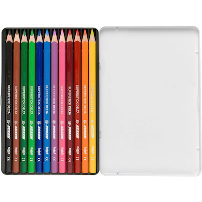 Artikelbild 2 für JOLLY SUPERSTICKS DELTA Buntstifte farbsortiert, 12 St., Artikelnummer 478554
