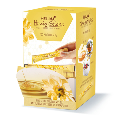 Artikelbild 3 für HELLMA Honigsticks, 100 x 8,0 g, Artikelnummer 131969