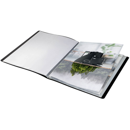 Artikelbild 3 für AKTION: LEITZ Recycle 4676 Sichtbuch DIN A4, 20 Hüllen schwarz, 1 St. mit Prämie nach Registrierung, Artikelnummer 119147