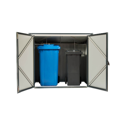 Artikelbild 9 für tepro Mülltonnenbox, anthrazit/weiß, Artikelnummer 329637