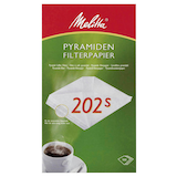 Artikelbild 1 für Melitta PYRAMIDEN FILTERPAPIER 202s Kaffeefilter, 100 St., Artikelnummer 155111