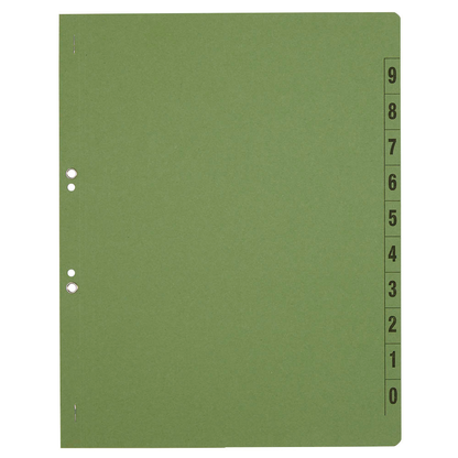 Artikelbild 5 für Ösenhefter Karton grün DIN A4, halber Deckel, 20 St., Artikelnummer 232033