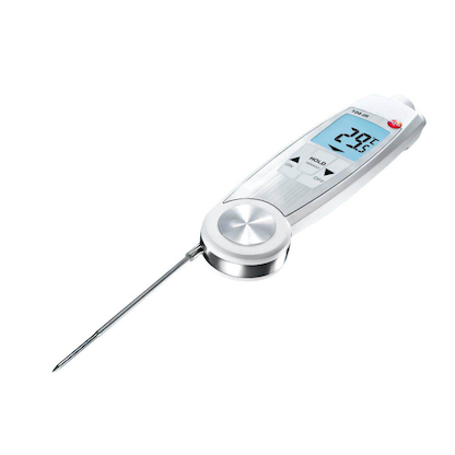 Artikelbild für testo 104-IR Infrarot- und Kerntemperatur-Lebensmittelthermometer weiß, Artikelnummer 429268