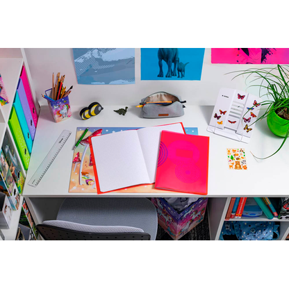 Artikelbild 4 für HERMA Heftumschlag PLUS transparent/rot DIN A4, Artikelnummer 608439