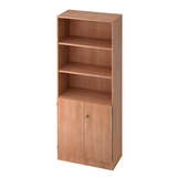 Artikelbild 1 für HAMMERBACHER Regalschrank V6770, V6770/N/N/SG nussbaum 80,0 x 42,0 x 200,4 cm, Artikelnummer 866323