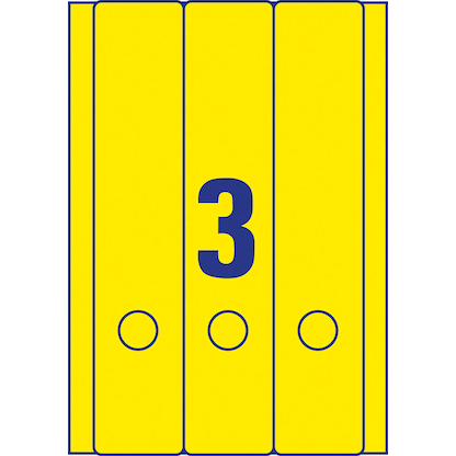 Artikelbild 4 für 60 AVERY Zweckform Ordneretiketten L4755-20 gelb, Artikelnummer 479360