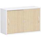 Artikelbild 1 für geramöbel Schiebetürenschrank Flex, S-312253-AW weiß, ahorn 1 Fachboden 120,0 x 42,5 x 79,8 cm, Artikelnummer 877360