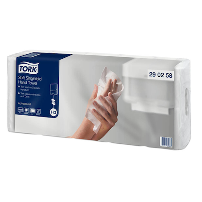 Artikelbild 5 für TORK Papierhandtücher 290258 H3 Advanced Zick-Zack-Falzung 2-lagig 3.750 Tücher, Artikelnummer 161826