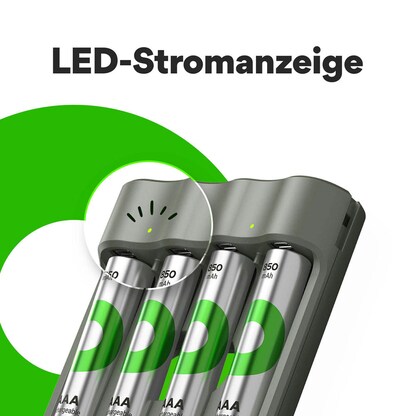 Artikelbild 10 für GP B441U 4-Port USB-Akku-Ladegerät inkl. Akkus, Artikelnummer 255329