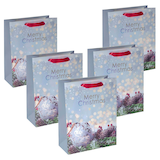 Artikelbild 1 für 5 SIGEL Geschenktüten Charmful Christmas Large Motiv 26,0 x 33,0 cm, Artikelnummer 387447