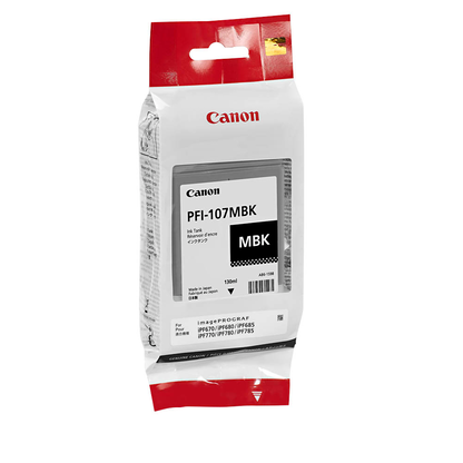 Artikelbild 2 für Canon PFI-107 MBK mattschwarz Druckerpatrone, Artikelnummer 236051