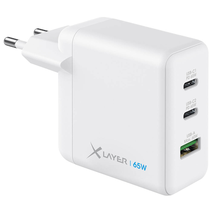 Artikelbild 13 für XLAYER Powercharger 65W Ladeadapter weiß, 65 Watt, Artikelnummer 755411
