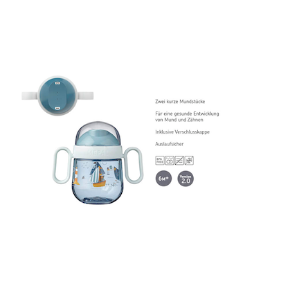 Artikelbild 2 für MEPAL Trinklernbecher Mio 2.0 - Sailors Bay sailors bay 200,0 ml, Artikelnummer 435416