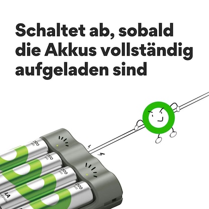 Artikelbild 4 für GP B441U + B441D 4-Port USB-Akku-Ladegerät inkl. Akkus, Artikelnummer 255426
