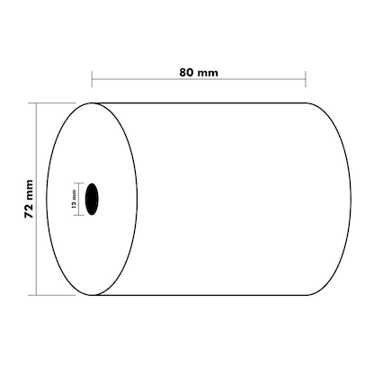 Artikelbild 6 für Exacompta Thermorollen 8,0 cm x 76,0 m, 10 Rollen, Artikelnummer 346649