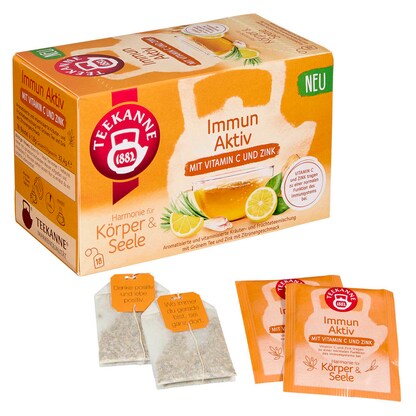 Artikelbild 9 für TEEKANNE Immun Aktiv Tee 18 Portionen, Artikelnummer 418059