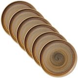 Artikelbild 1 für 6 HEART & SOUL Teller Perfect Match Cumin hellbraun 27,0 cm, Artikelnummer 108359