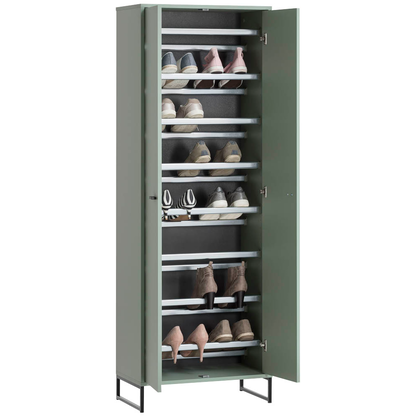 Artikelbild 21 für MÖBELPARTNER Schuhschrank Janne, 701781 pastellgrün keine Fachböden 60,2 x 33,1 x 169,7 cm, Artikelnummer 786002