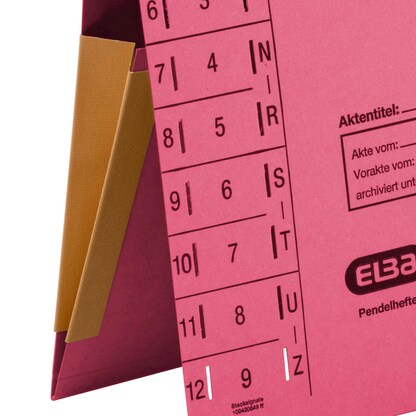 Artikelbild 7 für ELBA Pendelhefter Karton rot 1 x Amtsheftung, Artikelnummer 258289