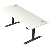 Artikelbild 1 für Kerkmann Move 2 Plus elektrisch höhenverstellbarer Schreibtisch weiß rechteckig, T-Fuß-Gestell anthrazit 200,0 x 80,0 cm, Artikelnummer 728158