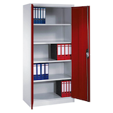 Artikelbild 1 für CP Metallschrank C 2000 Acurado 9280-000 S10761 lichtgrau, rubinrot 93,0 x 50,0 x 195,0 cm, aufgebaut, Artikelnummer 412403