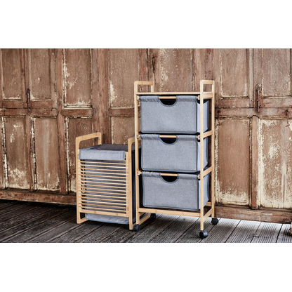 Artikelbild 8 für WENKO Etagenwagen Bahari grau 44,0 x 34,0 x 96,0 cm, Artikelnummer 530028