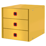 Artikelbild 1 für AKTION: LEITZ Schubladenbox Click & Store Cosy gelb 53680019, DIN A4 mit 3 Schubladen mit Prämie nach Registrierung, Artikelnummer 652567