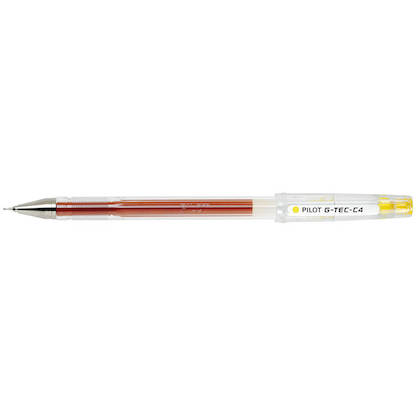 Artikelbild für PILOT G-Tec C4 0.4 Gelschreiber transparent 0,4 mm, Schreibfarbe: gelb, 1 St., Artikelnummer 655462