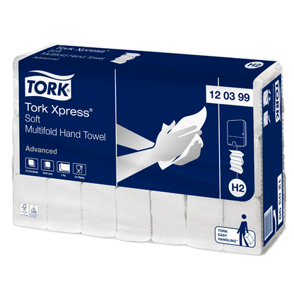 Artikelbild 6 für TORK Papierhandtücher 120399 Xpress® H2 Advanced Interfold-Falzung 2-lagig 2.856 Tücher, Artikelnummer 162517