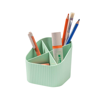 Artikelbild für HAN Stiftehalter X-LOOP pastellgrün Kunststoff 4 Fächer 11,1 x 11,1 x 10,5 cm, Artikelnummer 372447