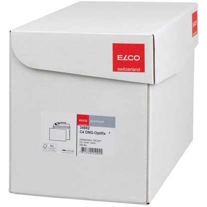 Artikelbild 2 für ELCO Briefumschläge premium DIN C4 ohne Fenster weiß haftklebend 250 St., Artikelnummer 359036