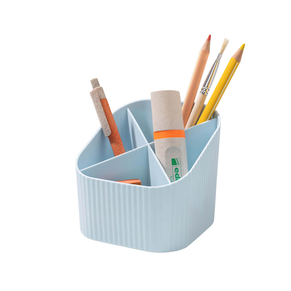Artikelbild für HAN Stiftehalter X-LOOP pastellblau Kunststoff 4 Fächer 11,1 x 11,1 x 10,5 cm, Artikelnummer 372536