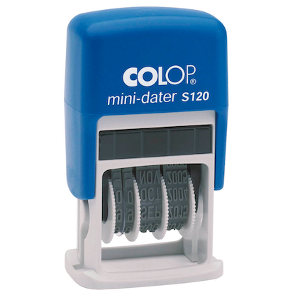 Artikelbild 2 für COLOP Datumstempel Mini-Dater S 120 selbstfärbend schwarz, 1 St., Artikelnummer 351897