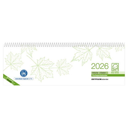 Artikelbild 2 für ZETTLER KALENDER Tischquerkalender 2026, Artikelnummer 559324