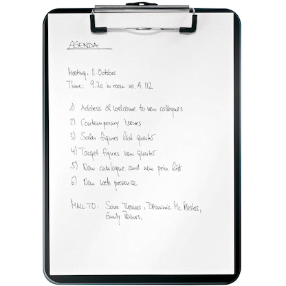 Artikelbild für AKTION: LEITZ Klemmbrett WOW 3971 DIN A4 schwarz Kunststoff, 1 St. mit Prämie nach Registrierung, Artikelnummer 899599