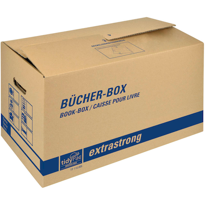 Artikelbild für 5 tidyPac® Umzugskartons Bücher-Box 58,0 x 30,0 x 33,5 cm, Artikelnummer 311537