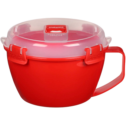 Artikelbild 2 für sistema® Mikrowellentopf rot 940,0 ml, 1 St., Artikelnummer 593414