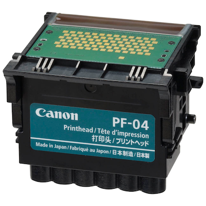 Artikelbild 19 für Canon PF-04 schwarz, cyan, magenta, gelb Druckkopf, Artikelnummer 987154