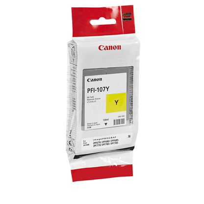 Artikelbild 2 für Canon PFI-107 Y gelb Druckerpatrone, Artikelnummer 236087