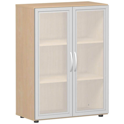 Artikelbild 19 für geramöbel Aktenschrank Flex, S-383802-GTB buche, Acrylglas satiniert 2 Fachböden 80,0 x 42,0 x 110,4 cm, Artikelnummer 875409