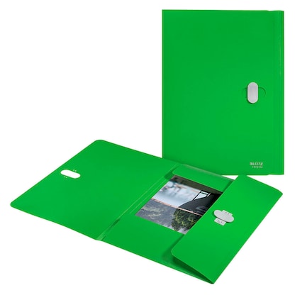 Artikelbild für AKTION: LEITZ Sammelmappe recycle 4622 DIN A4 grün, 1 St. mit Prämie nach Registrierung, Artikelnummer 854226