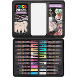 Artikelbild 1 für uni-ball POSCA Marker Metalletui DIY Acrylstift farbsortiert, 20 St., Artikelnummer 278159