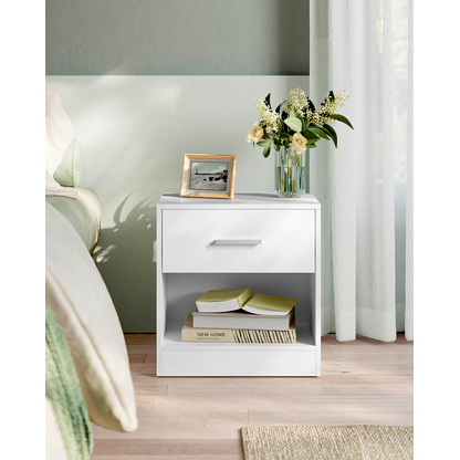 Artikelbild 4 für VASAGLE Nachttisch weiß 39,0 x 28,0 x 41,0 cm, Artikelnummer 439016